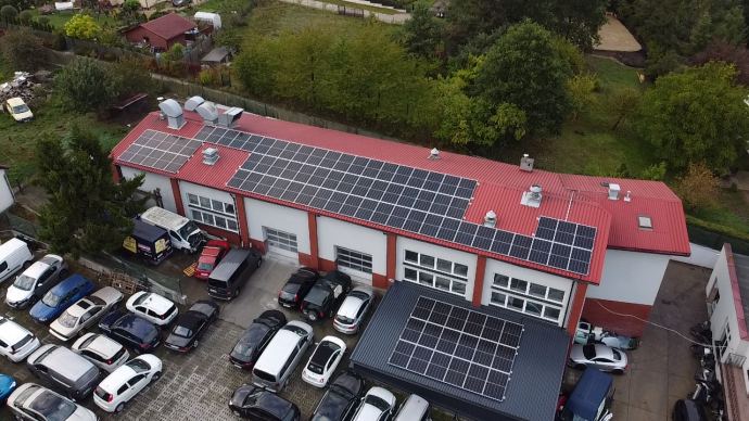 Gdansk, Inwerter Huawei, Panele Jinko Solar 450w